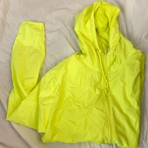 Neon Green Windbreaker